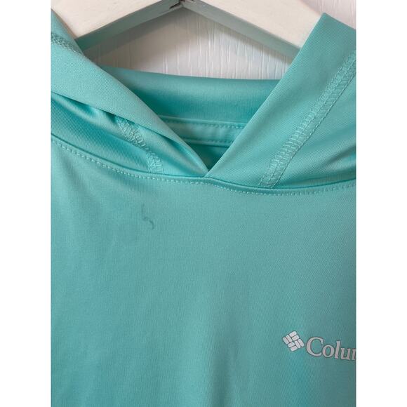 Columbia PFG Tidal Tee Hoodie Dolphin / White Logo Omni-Wick Size XL - Picture 7 of 8